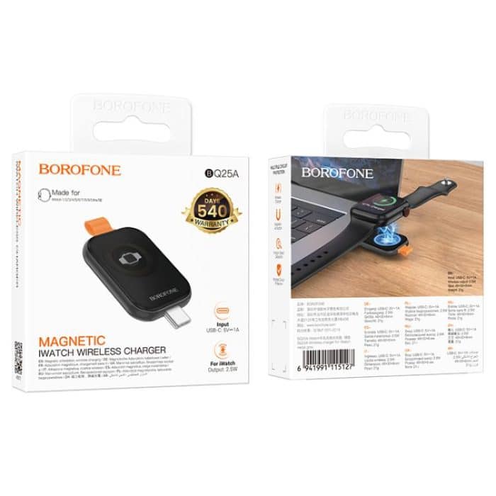 For Apple Watch Series Borofone BQ25A Portable Wireless Charger – Bild 8