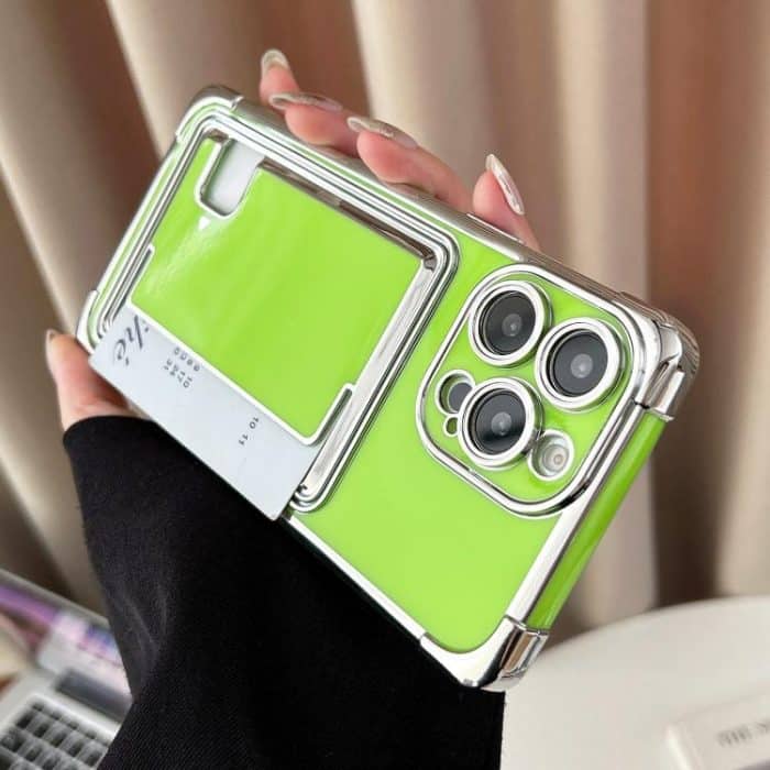 Side Insert Card Slot Electroplated TPU Phone Case, For iPhone 15 Pro Max, For iPhone 15 Pro, For iPhone 15 Plus, For iPhone 15 – Bild 3