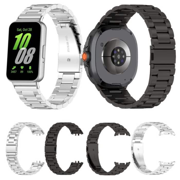 Tri-beads Flat Buckle Titanium Alloy Watch Band, For Samsung Galaxy Watch8 / Watch8 Classic, For Samsung Galaxy Fit3 / SM-R390 – Bild 2