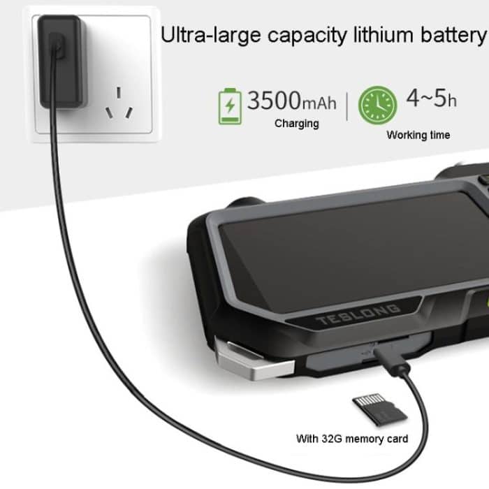 Teslong NTS500 8mm Doppelobjektiv 5m Industrie-Pipeline-Endoskop mit 5 Zoll HD-Bildschirm – Bild 7