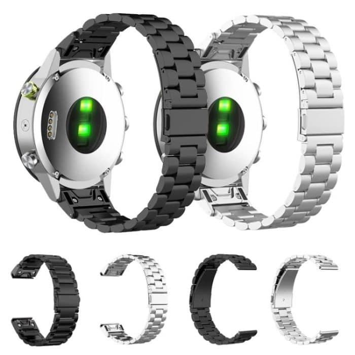 Tri-beads Flat Buckle Titanium Alloy Watch Band, For Garmin 26mm, For Garmin 22mm, For Garmin 20mm – Bild 2