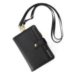 DUX DUCIS PU Leather RFID Multi-card Wallet with Lanyard – Bild 3