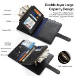 DUX DUCIS PU Leather RFID Multi-card Wallet with Lanyard – Bild 5
