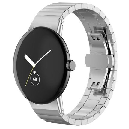 xDfind One-bead Bamboo Solid Stainless Steel Watch Band, For Google Pixel Watch 3 45mm 22mm, For Google Pixel Watch 3 / 2 / 1 41mm 20mm