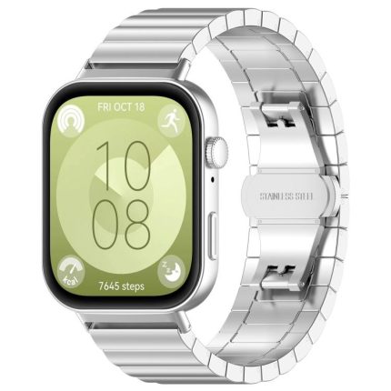 xDfind One-bead Bamboo Solid Stainless Steel Watch Band, For Huawei Watch Fit4 / Fit3 / Fit4 Pro 20mm, For Huawei Band 10 / 9 / 8 14mm