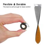 Cowhide Leather Watch Band, For Fitbit Charge 6 / 5 – Bild 3