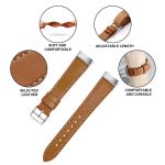 Cowhide Leather Watch Band, For Fitbit Charge 6 / 5 – Bild 4