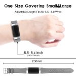 Cowhide Leather Watch Band, For Fitbit Charge 6 / 5 – Bild 6