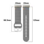 Wavy Grain Stitched Silicone Watch Band, For Fitbit Versa 3 / 4 / Sense 2 – Bild 4