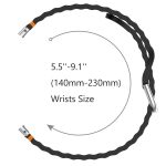 Wavy Grain Stitched Silicone Watch Band, For Fitbit Versa 3 / 4 / Sense 2 – Bild 5