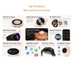 HD X2 Mini 1.32 inch AMOLED Screen Smart Watch IP68 Waterproof Support BT Call – Bild 2