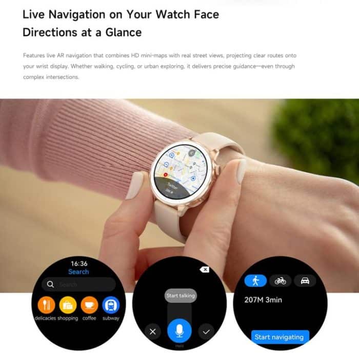 HD X2 Mini 1.32 inch AMOLED Screen Smart Watch IP68 Waterproof Support BT Call – Bild 14