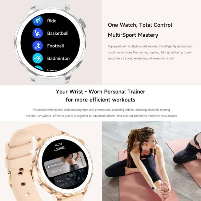 HD X2 Mini 1.32 inch AMOLED Screen Smart Watch IP68 Waterproof Support BT Call – Bild 9
