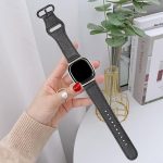 Classic Buckle Genuine Leather Watch Band, For Fitbit Versa 3 / 4 / Sense 2 – Bild 5