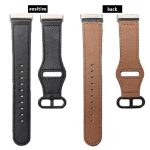 Classic Buckle Genuine Leather Watch Band, For Fitbit Versa 3 / 4 / Sense 2 – Bild 6