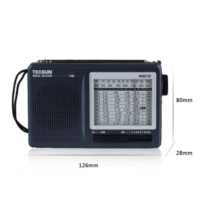 Tecsun R-9012 Tragbares Vollband-UKW-Radio – Bild 2