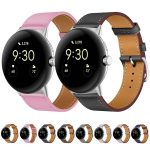 Modisches Uhrenarmband aus echtem Leder, For Google Pixel Watch 3 45mm, For Google Pixel Watch 1 / 2 / 3 41mm – Bild 2