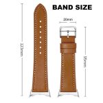 Modisches Uhrenarmband aus echtem Leder, For Google Pixel Watch 3 45mm, For Google Pixel Watch 1 / 2 / 3 41mm – Bild 5