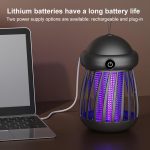 Jellyfish Portable UV Light Trapping Electric Mosquito Killer Lamp, Rechargeable, USB Power-in – Bild 5