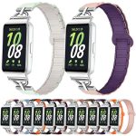 D-shaped Tri-beads Magnetic Silicone Watch Band, For Samsung Galaxy Fit3 – Bild 2