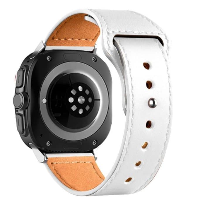 Rivet Reverse Buckle Leather Watch Band, For Samsung Galaxy Watch Ultra 47mm / Ultra 2025 – Bild 5