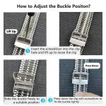 Seven Beads Buckle Stainless Steel Watch Band, For Samsung Galaxy Watch 7 / 6 / 5 / 4 – Bild 3