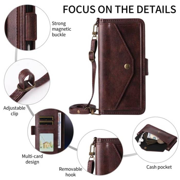 Multi-card Slots Crossbody Cowhide Leather Phone Case, For Samsung Galaxy A25e / A25 5G SC-53F, For Samsung Galaxy S25 FE 5G, For Samsung Galaxy A07 4G, For Samsung Galaxy A06 5G / 4G, For Samsung Galaxy A56 5G, For Samsung Galaxy A16 5G / 4G / A26 5G... – Bild 9