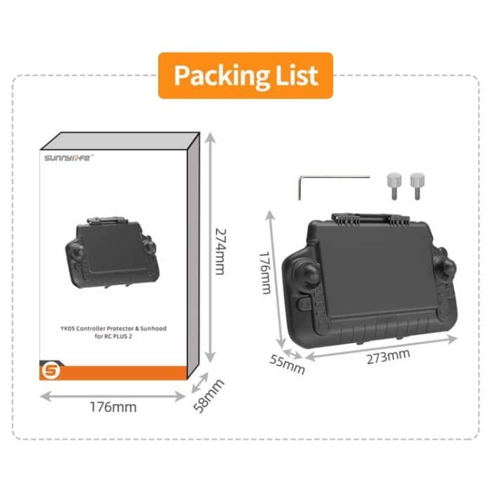 Sunnylife Remote Control Sunshade Protection Cover, For DJI RC Plus 2 – Bild 10