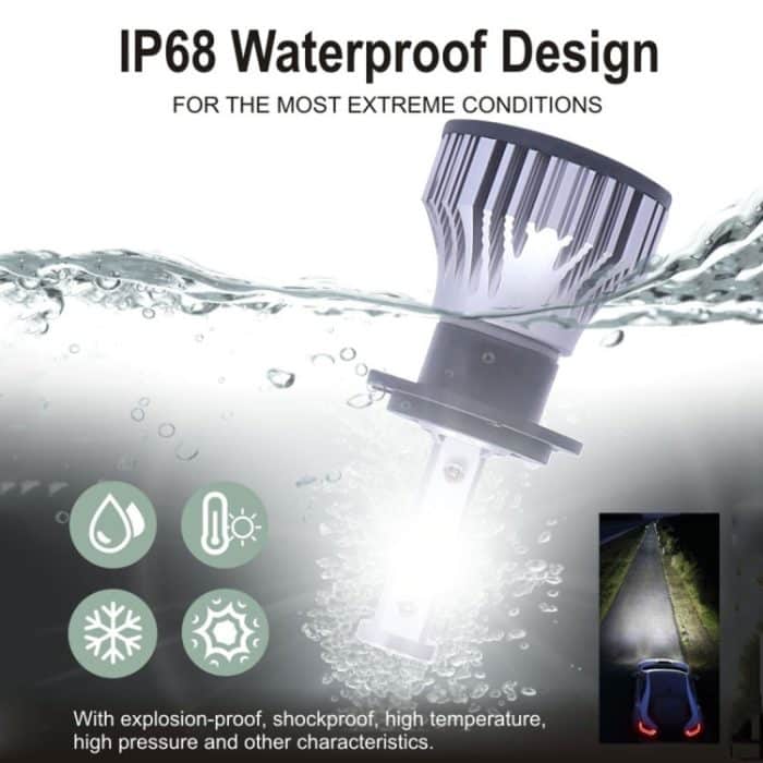 2 Stück DC 9–32 V 26 W 6500 K 8000 lm IP68 Auto-LED-Scheinwerfer/Nebelscheinwerfer, X15 5202, X15 9004, X15 9005, X15 9006, X15 9007, X15 9012, X15 H4, X15 H7, X15 H8 / H9 / H11, X15 H13 – Bild 8