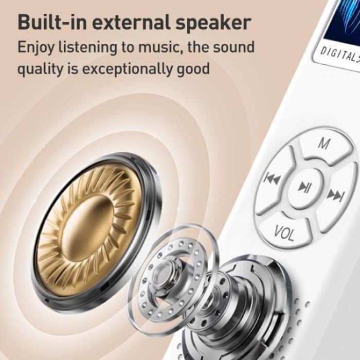 T09 Multifunktionaler digitaler Bildschirm MP3 / MP4 Bluetooth Musik-Player, Without Memory Card – Bild 6