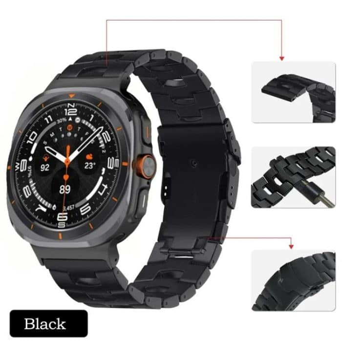 Safety Buckle Titanium Alloy Watch Band, For Samsung Galaxy Watch8 / Watch8 Classic – Bild 8