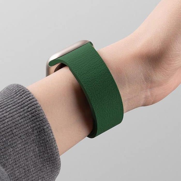 xDfind Litchi Texture Magnetic Silicone Watch Band, For Fitbit Charge 5 / Charge 6, For Fitbit Versa 4/Versa3/Sense2/Sense, For Fitbit Luxe / Special Edition, For Fitbit Inspire 2 / Ace 3 – Bild 6