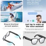 L801 Smart Glasses with 8MP HD Camera Video Recording WiFi Transmission Al Smart Voice Assistant Smart Wearable Headset – Bild 3