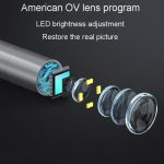 TESLONG TD500 5 Inch HD Large Screen Dual Steering Endoscope 1.55m Length, 6.5mm Single Lens, 6.5mm Dual Lens, 3.9mm Single Lens – Bild 5