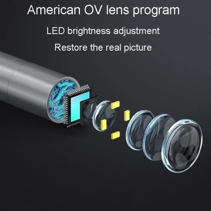 TESLONG TD500 5 Inch HD Large Screen Dual Steering Endoscope 1.55m Length, 6.5mm Single Lens, 6.5mm Dual Lens, 3.9mm Single Lens – Bild 5