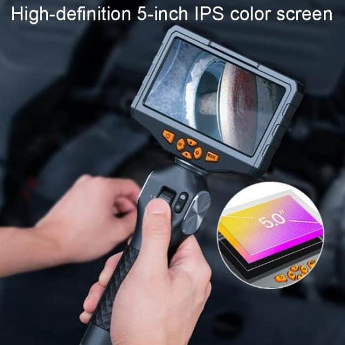 TESLONG TD500 5 Inch HD Large Screen Dual Steering Endoscope 1.55m Length, 6.5mm Single Lens, 6.5mm Dual Lens, 3.9mm Single Lens – Bild 10