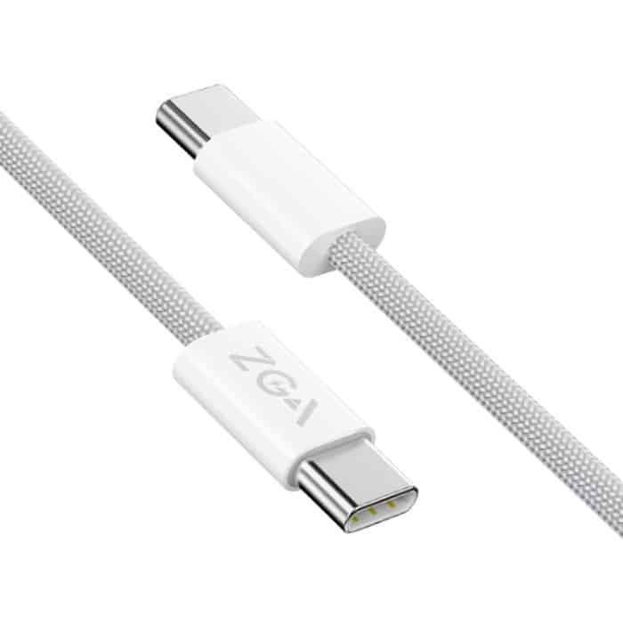 EDA008392301A.jpg ZGA CB06 60W Type-C to Type-C Fast Charging Braided Data Cable, Length: 1m – Bild 1