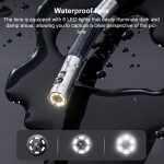 TESLONG TF600 6 Inch Screen 360 Degree Steering Industrial Endoscope 1.55m Length, 3.9mm Single Lens, 6.5mm Single Lens, 6.5mm Dual Lens – Bild 6