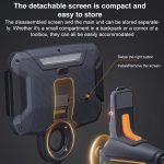 TESLONG TF600 6 Inch Screen 360 Degree Steering Industrial Endoscope 1.55m Length, 3.9mm Single Lens, 6.5mm Single Lens, 6.5mm Dual Lens – Bild 7