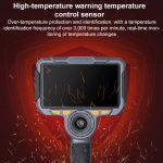 TESLONG TF600 6 Inch Screen 360 Degree Steering Industrial Endoscope 1.55m Length, 3.9mm Single Lens, 6.5mm Single Lens, 6.5mm Dual Lens – Bild 8