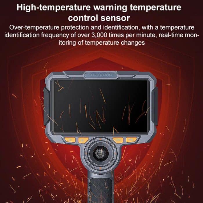 TESLONG TF600 6 Inch Screen 360 Degree Steering Industrial Endoscope 1.55m Length, 3.9mm Single Lens, 6.5mm Single Lens, 6.5mm Dual Lens – Bild 8