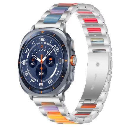 xDfind Three Beads Metal Resin Watch Band, For Samsung Galaxy Watch Ultra/Ultra 2025, For Samsung Galaxy Watch8 / 8 Classic, For Samsung Galaxy Watch 7 / 6 / 5 / FE
