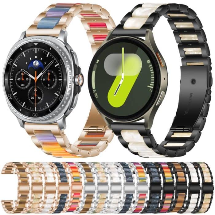 xDfind Three Beads Metal Resin Watch Band, For Samsung Galaxy Watch Ultra/Ultra 2025, For Samsung Galaxy Watch8 / 8 Classic, For Samsung Galaxy Watch 7 / 6 / 5 / FE – Bild 2