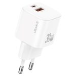 USAMS CC263 30W GaN USB-C / Type-C, USB Dual-port Mini Fast Charger