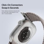 DUX DUCIS Mixture Ultra Series Magnetic Buckle Nylon Braided Strap, For Apple Watch 38 / 40 / 41 / S10 42mm – Bild 9