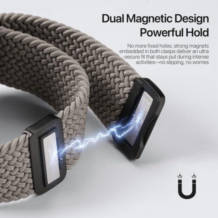DUX DUCIS Mixture Ultra Series Magnetic Buckle Nylon Braided Strap, For Apple Watch 42 / 44 / 45 / 46 / 49mm – Bild 4