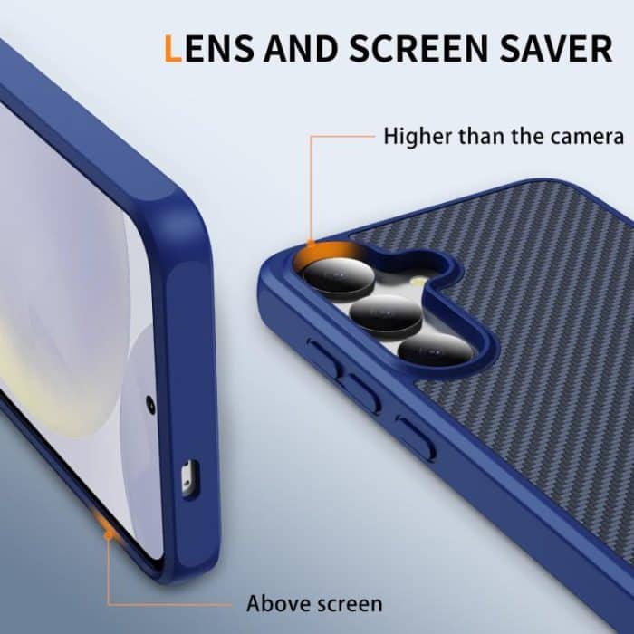 Carbon Fiber Texture Skin-feel MagSafe Phone Case, For Samsung Galaxy S25+ / S24+ 5G, For Samsung Galaxy S25 / S24 5G – Bild 3