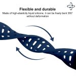 Shark Texture Holes Silicone Watch Band, For Apple Watch 46mm / 49mm / 45mm / 44mm – Bild 7