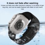 Shark Texture Holes Silicone Watch Band, For Apple Watch 46mm / 49mm / 45mm / 44mm – Bild 8