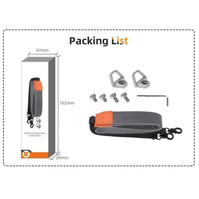 Sunnylife GS014 Multi-Purpose Lanyard with CNC Aluminum Buckle, For DJI RC 2 / 1 / Pro 2 / 1 – Bild 12